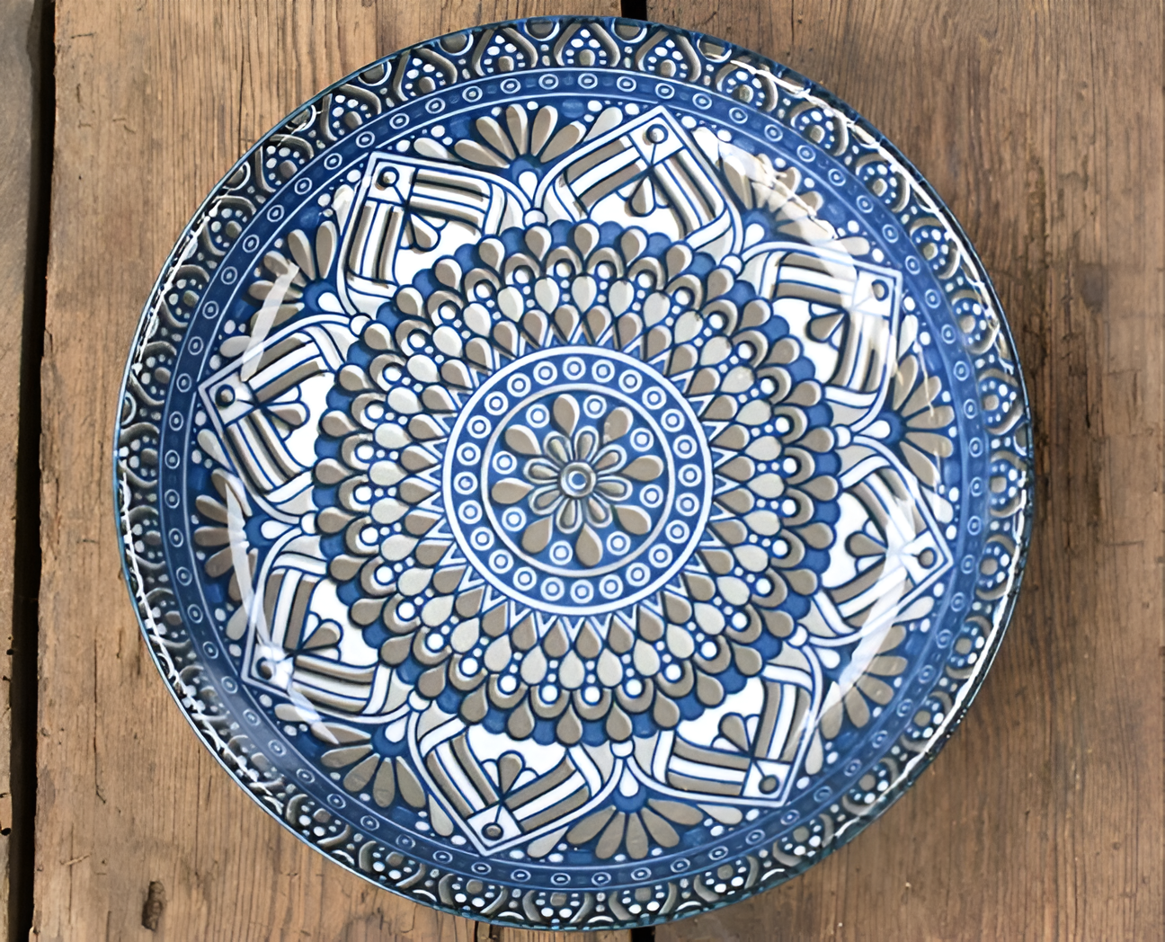 კერამიკის თეფში - დიამეტრი 21.5 სმ