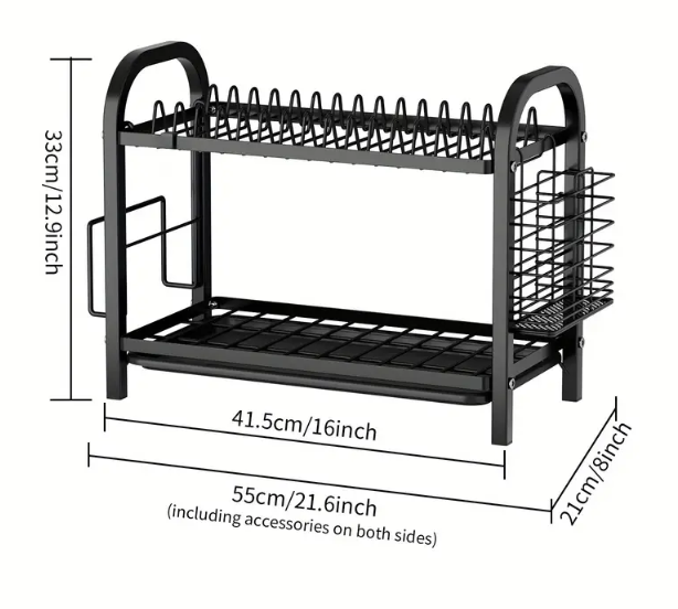 ჭურჭლის საშრობი & ორგანაიზერი