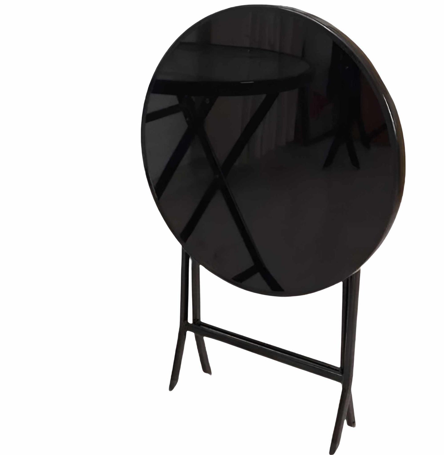 მაგიდა მინის ზედაპირით (დასაკეცი)