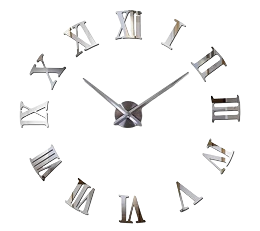 კედლის საათი სტიკერებით