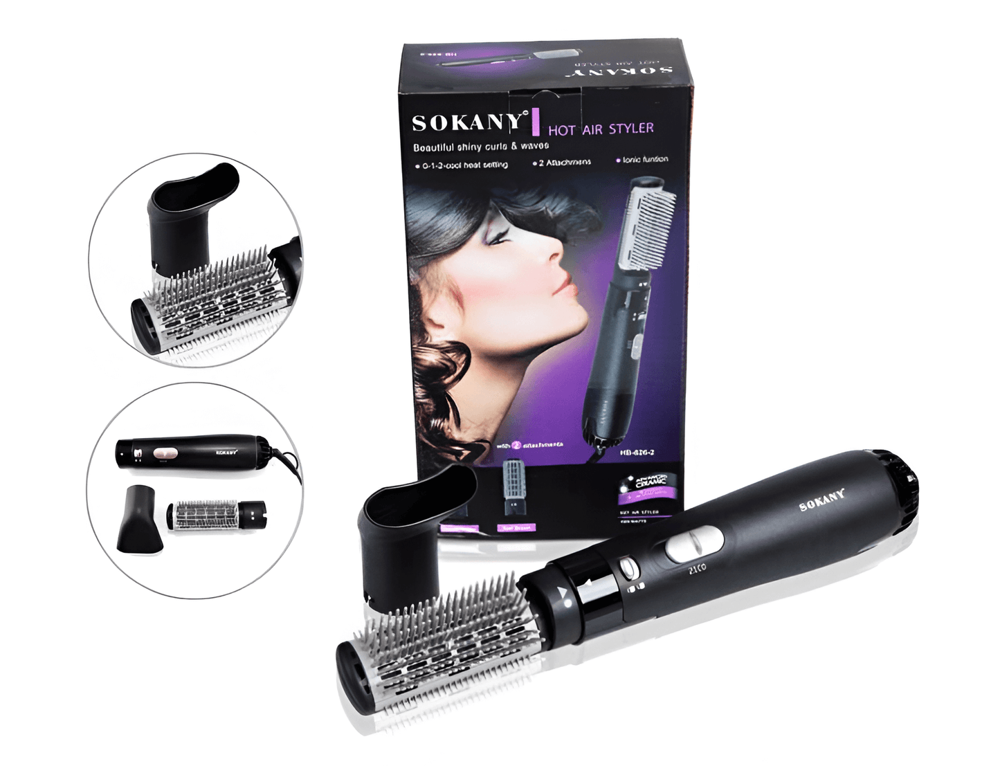 თმის საშრობი სტაილერი სოკანი