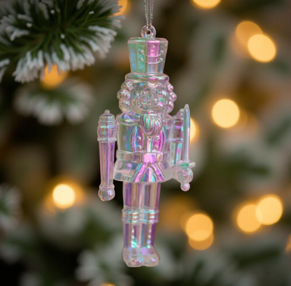 ნაძვის ხის აკრილის სათამაშო მაკნატუნა (2 ცალი)