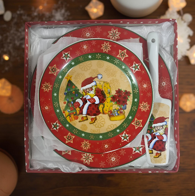 საახალწლო თეფშები კერამიკის 5