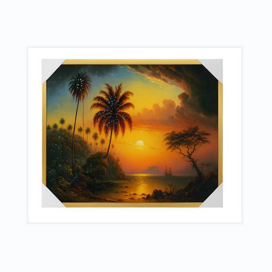 კედლის კრისტალური სურათი